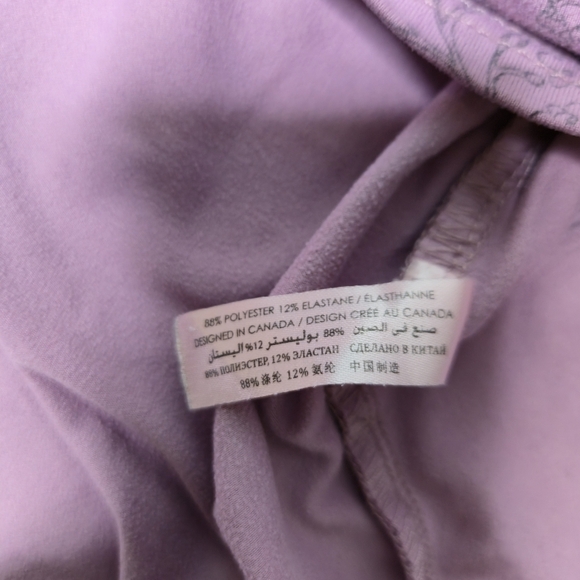 La Vie En Rose Pajama Top In Pink With Delicate Floral Pattern Size M - Picture 8 of 8